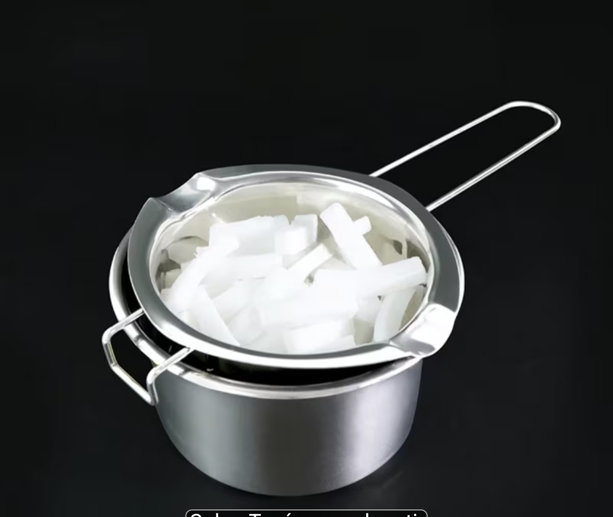 Olla para derretir de acero inoxidable