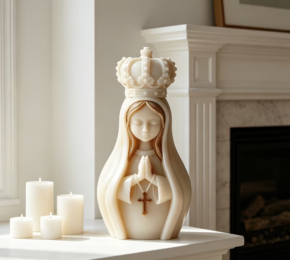 Molde Virgen Maria Rezando
