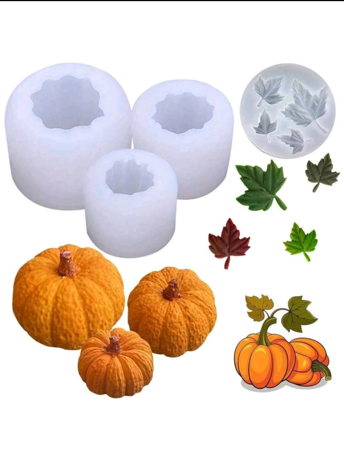 Molde Set Calabaza